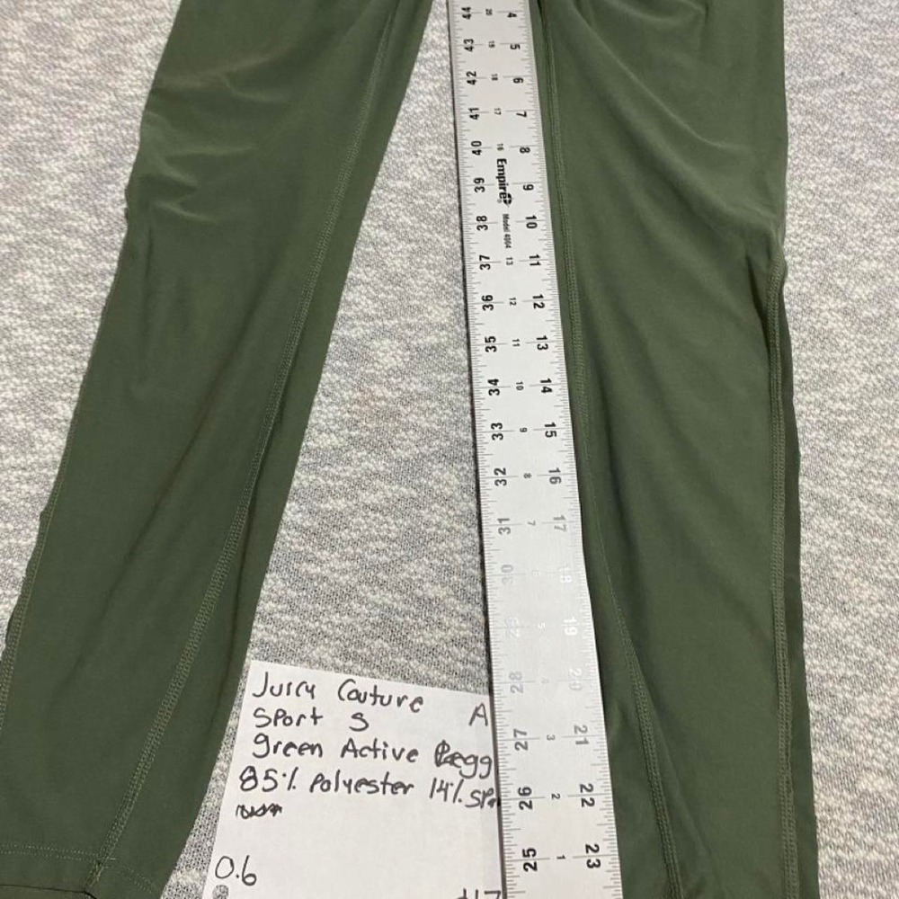 Juicy Couture Sport Green Active Leggings Size S. SKU-A757 - Picture 2 of 8